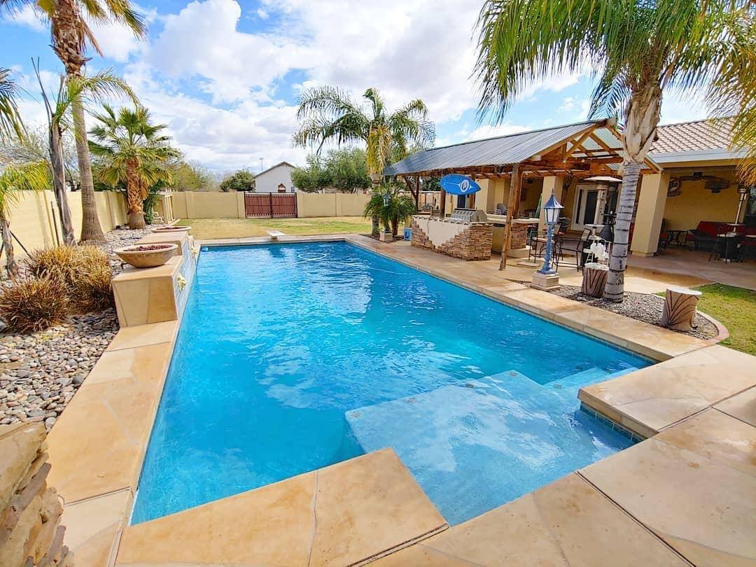 Professional pool cleaning and repair by Tartan Pools in Gilbert, AZ